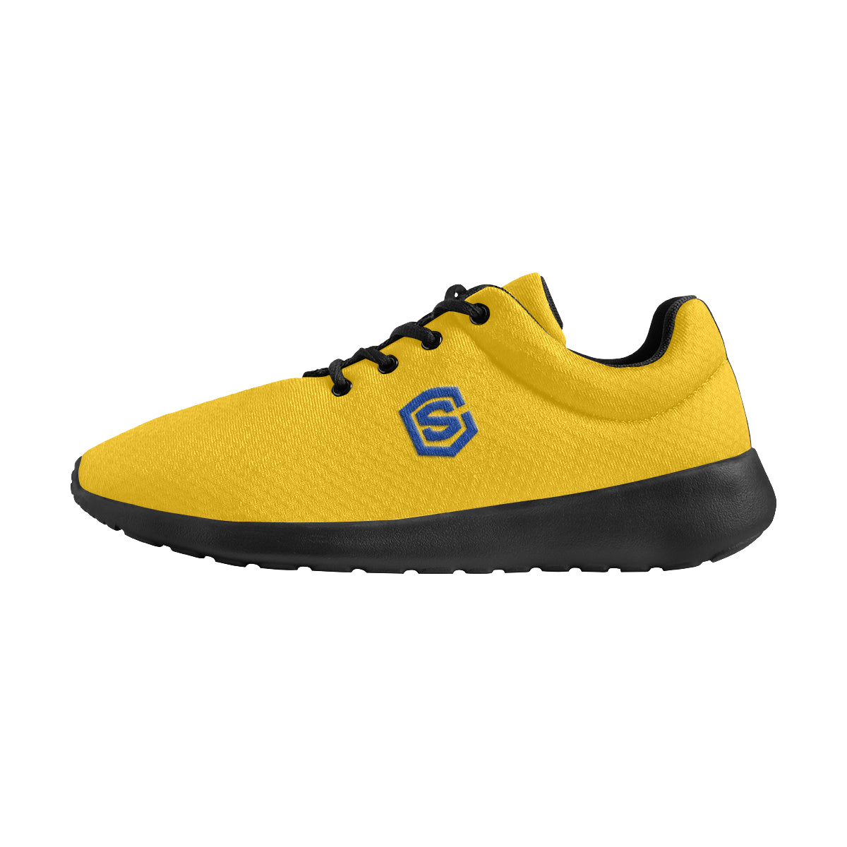 blue logo Men's Athletic Shoes (Model 0200)