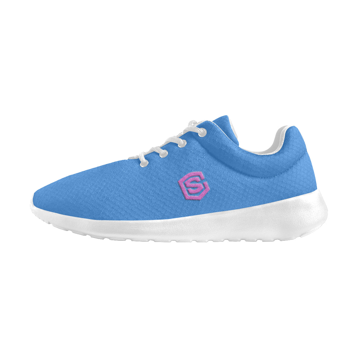 pink logo Women's Athletic Shoes (Model 0200)