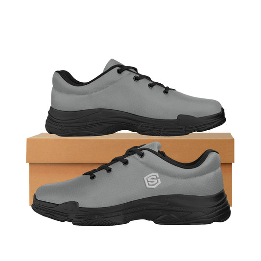 silver logo Lyra Men's Running Shoes (Model 058)