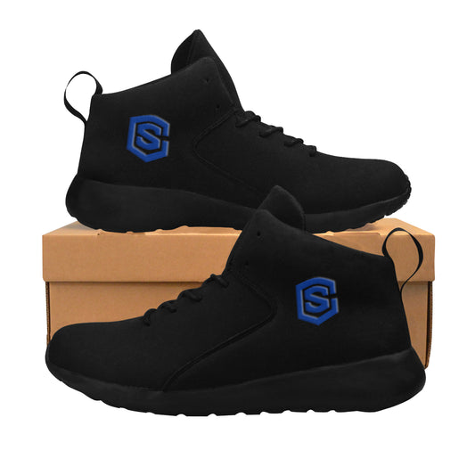 blue logo Men's Chukka Training Shoes (Model 57502)