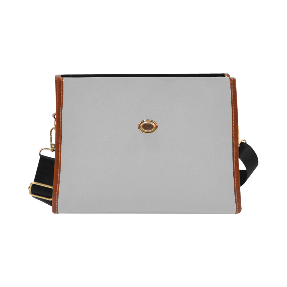 PINK WATERFROOF CANVAS BAGbrown logo Waterproof Canvas Bag/All Over Print (Model 1641)