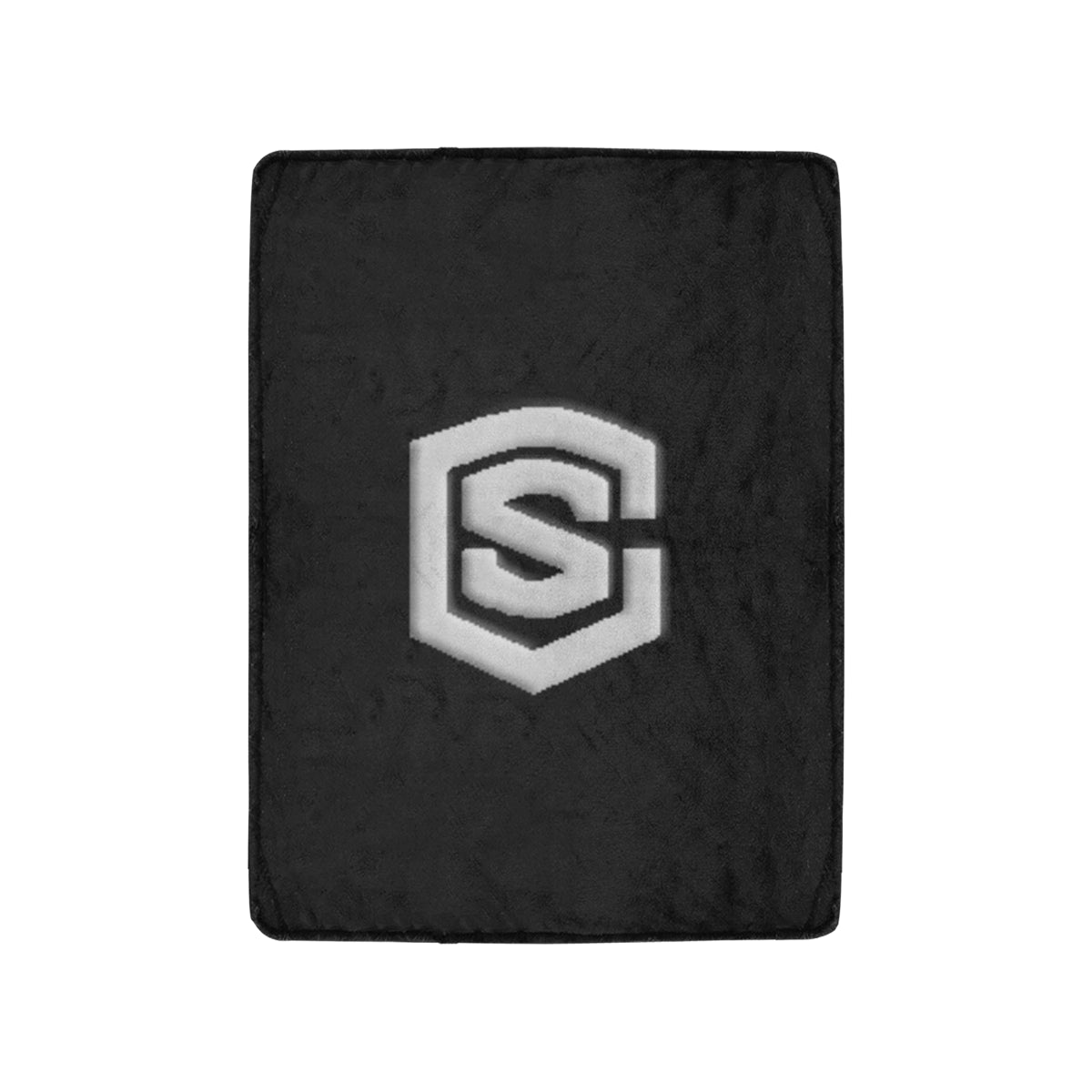 BlackUltra-Soft Micro Fleece Blanket with Silver Logo Ultra-Soft Micro Fleece Blanket 30"x40"