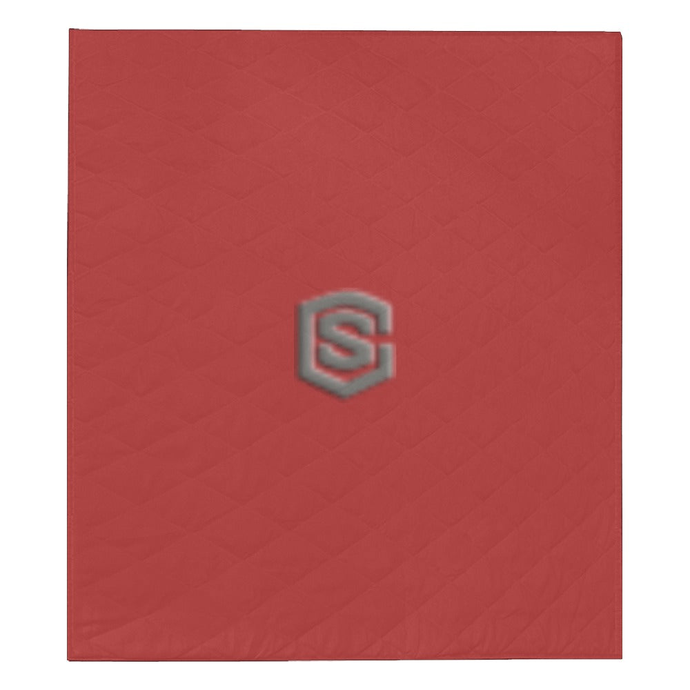 BROWN CUSTOM QUILT GRAY LOGO Custom Quilt  70" x 80"