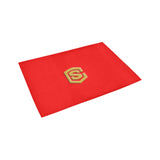 Red Doormat 24" x 16" (Sponge Material) with Gold Logo Doormat 24" x 16" (Sponge Material)