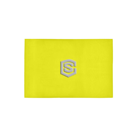 Yellow Doormat 24" x 16" (Sponge Material) with Silver Logo Doormat 24" x 16" (Sponge Material)