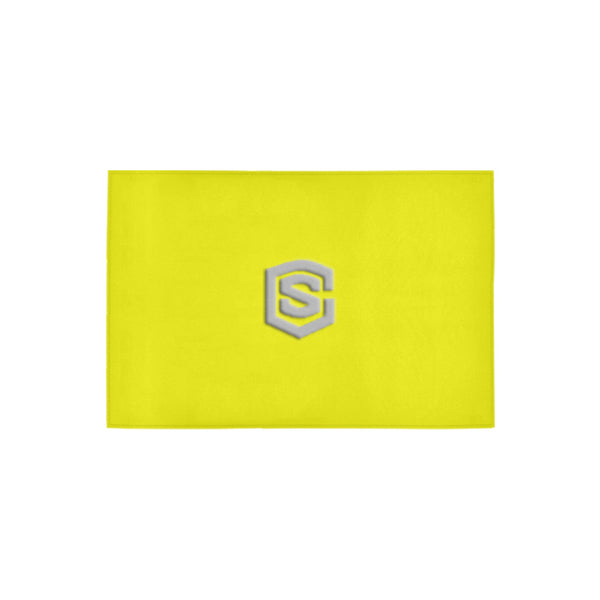 Yellow Doormat 24" x 16" (Sponge Material) with Silver Logo Doormat 24" x 16" (Sponge Material)