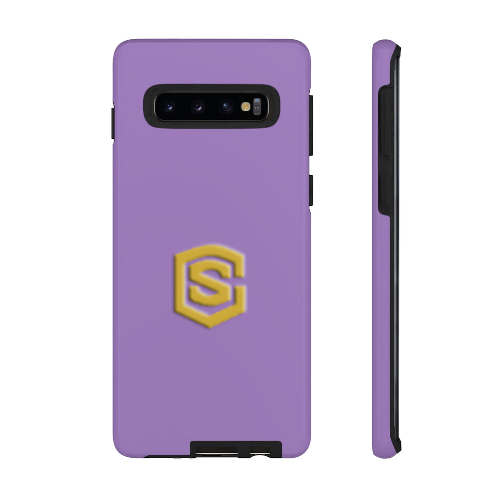 Purple Tough Cases Gold Logo
