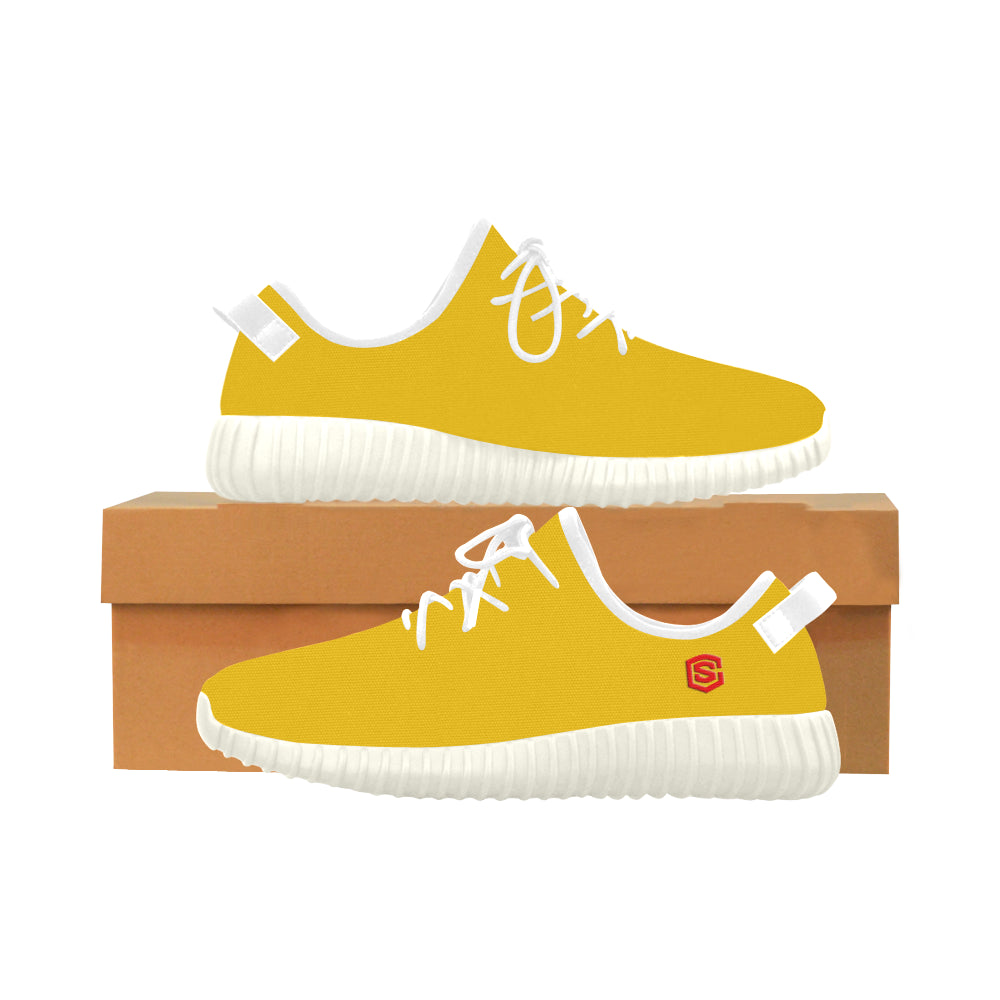 red logo Grus Women's Breathable Woven Running Shoes (Model 022)