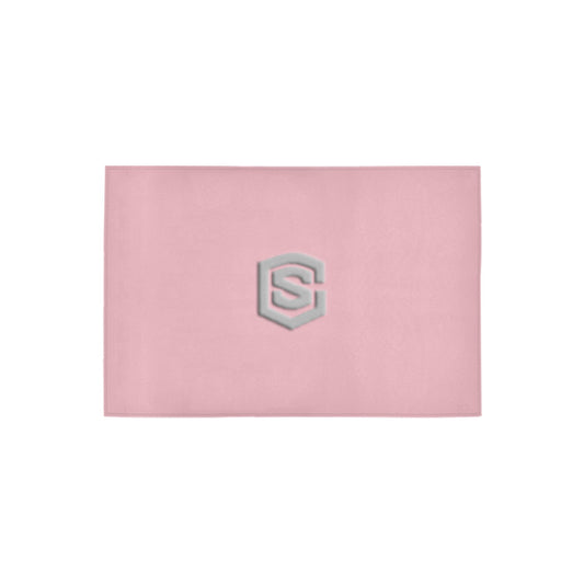 Pink Doormat 24" x 16" (Sponge Material) with Silver Logo Doormat 24" x 16" (Sponge Material)
