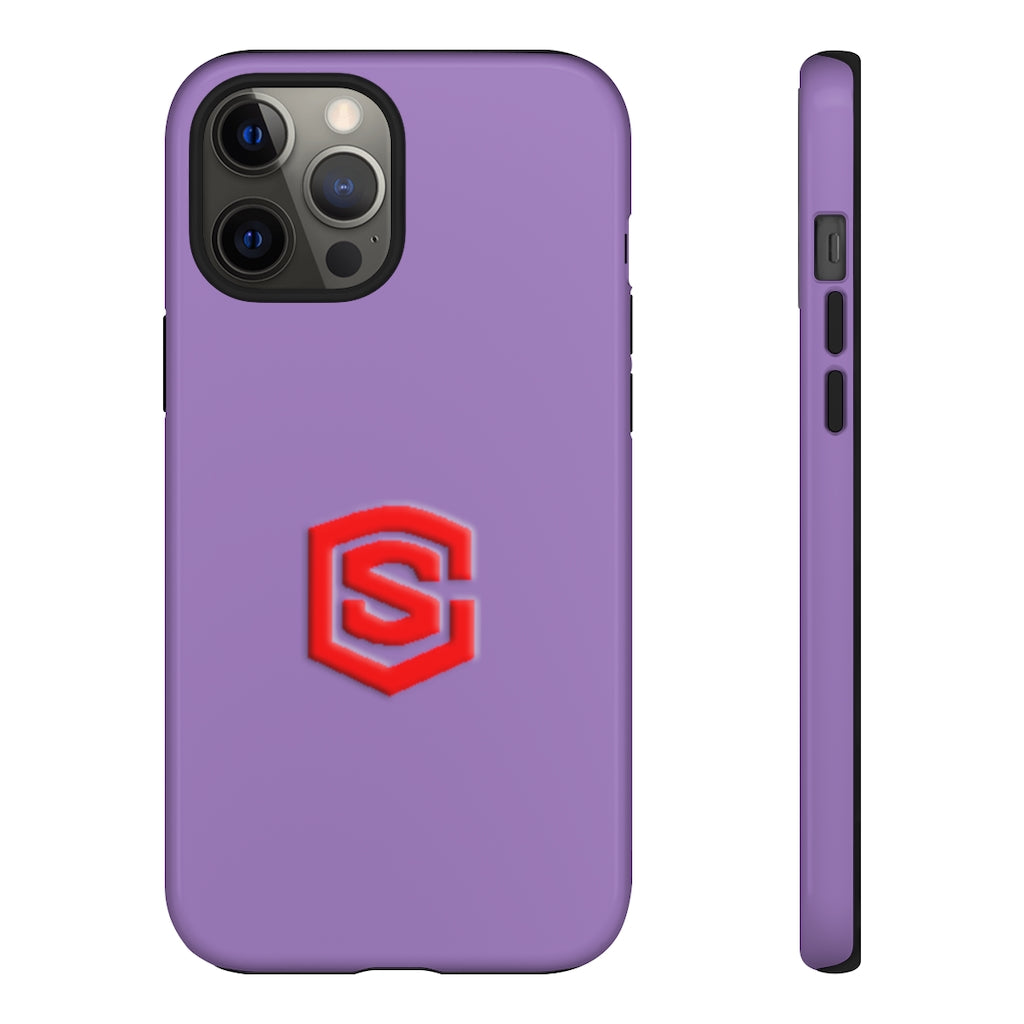 Purple Tough Cases Red Logo