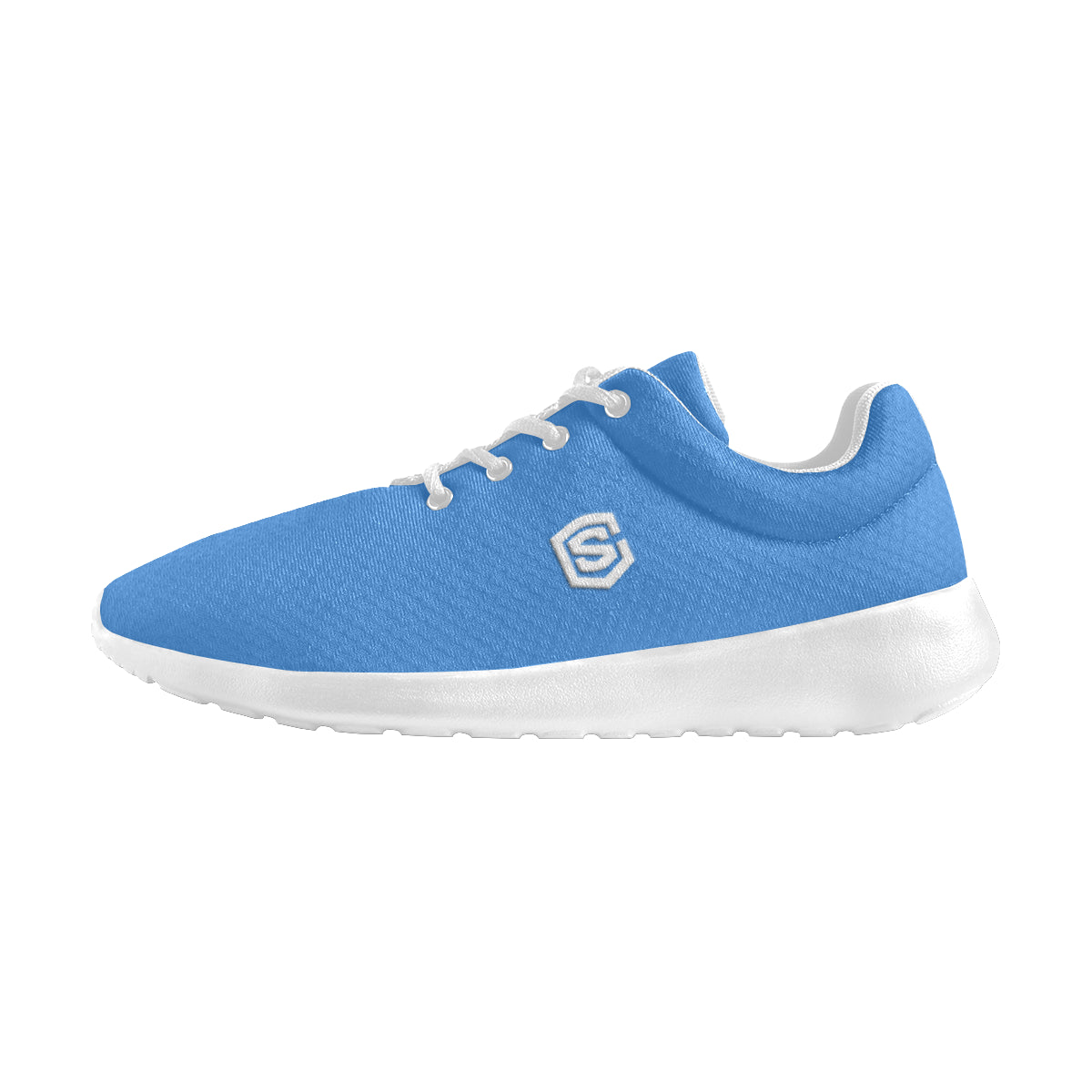 white logo Women's Athletic Shoes (Model 0200)