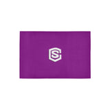 Purple Doormat 24" x 16" (Sponge Material) with White Logo Doormat 24" x 16" (Sponge Material)