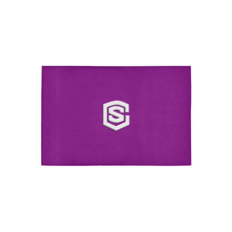 Purple Doormat 24" x 16" (Sponge Material) with White Logo Doormat 24" x 16" (Sponge Material)