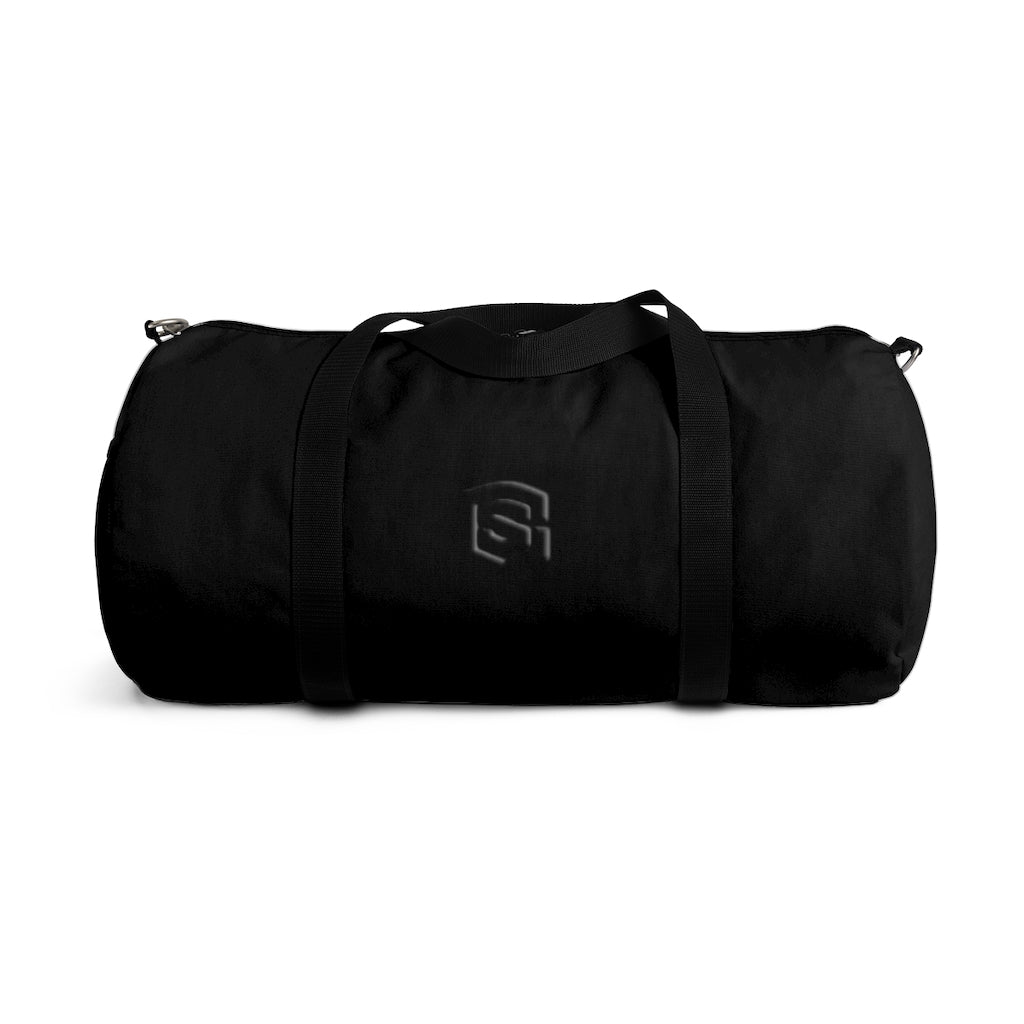 Black Duffel Bag Black Logo