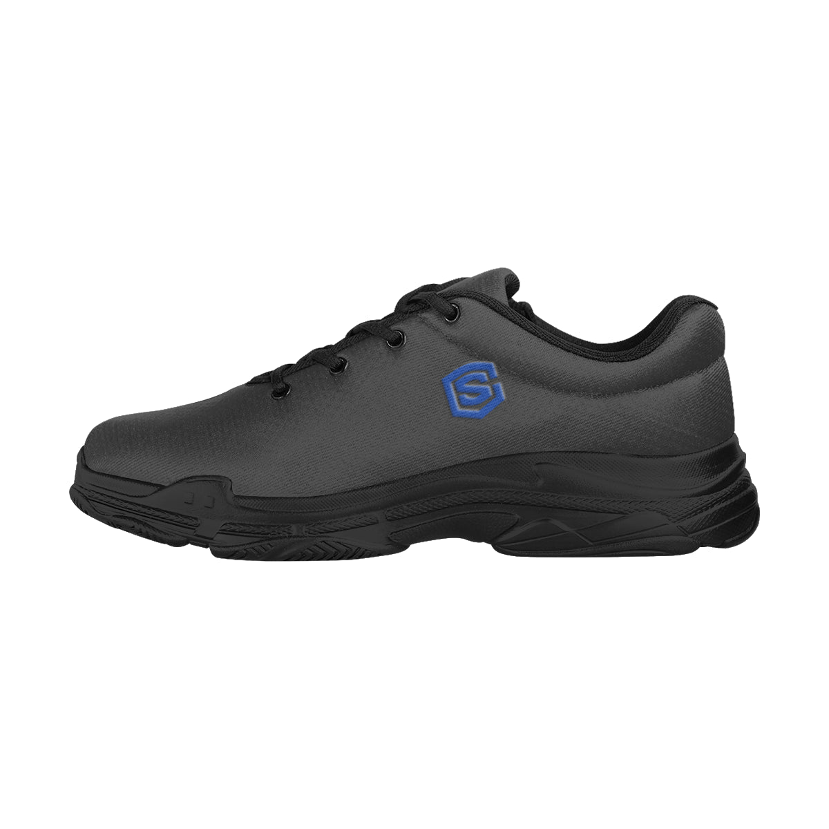 blue logo Lyra Men's Running Shoes (Model 058)
