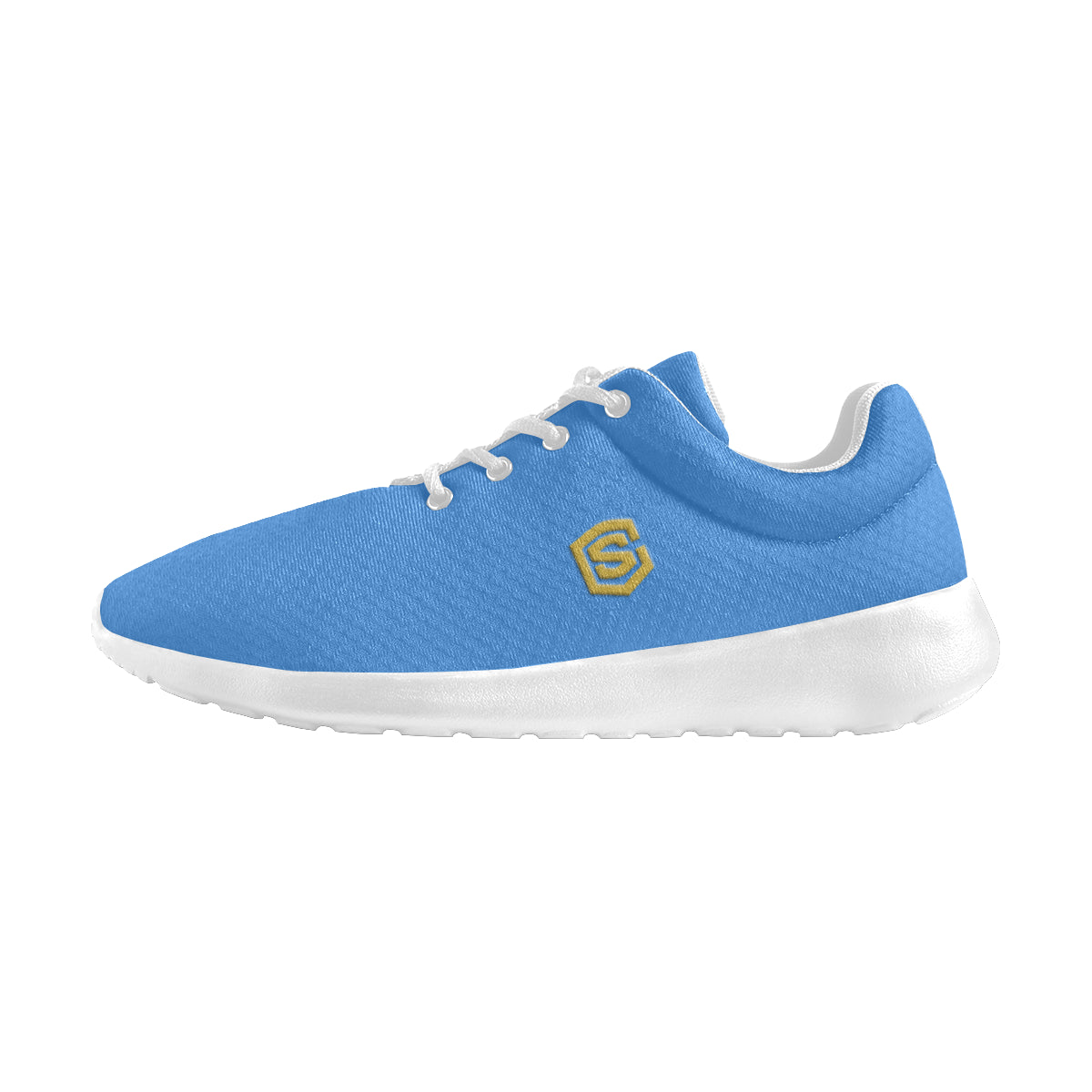 gold logo Women's Athletic Shoes (Model 0200)
