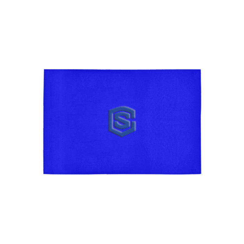 Blue Doormat 24" x 16" (Sponge Material) with Blue Logo Doormat 24" x 16" (Sponge Material)