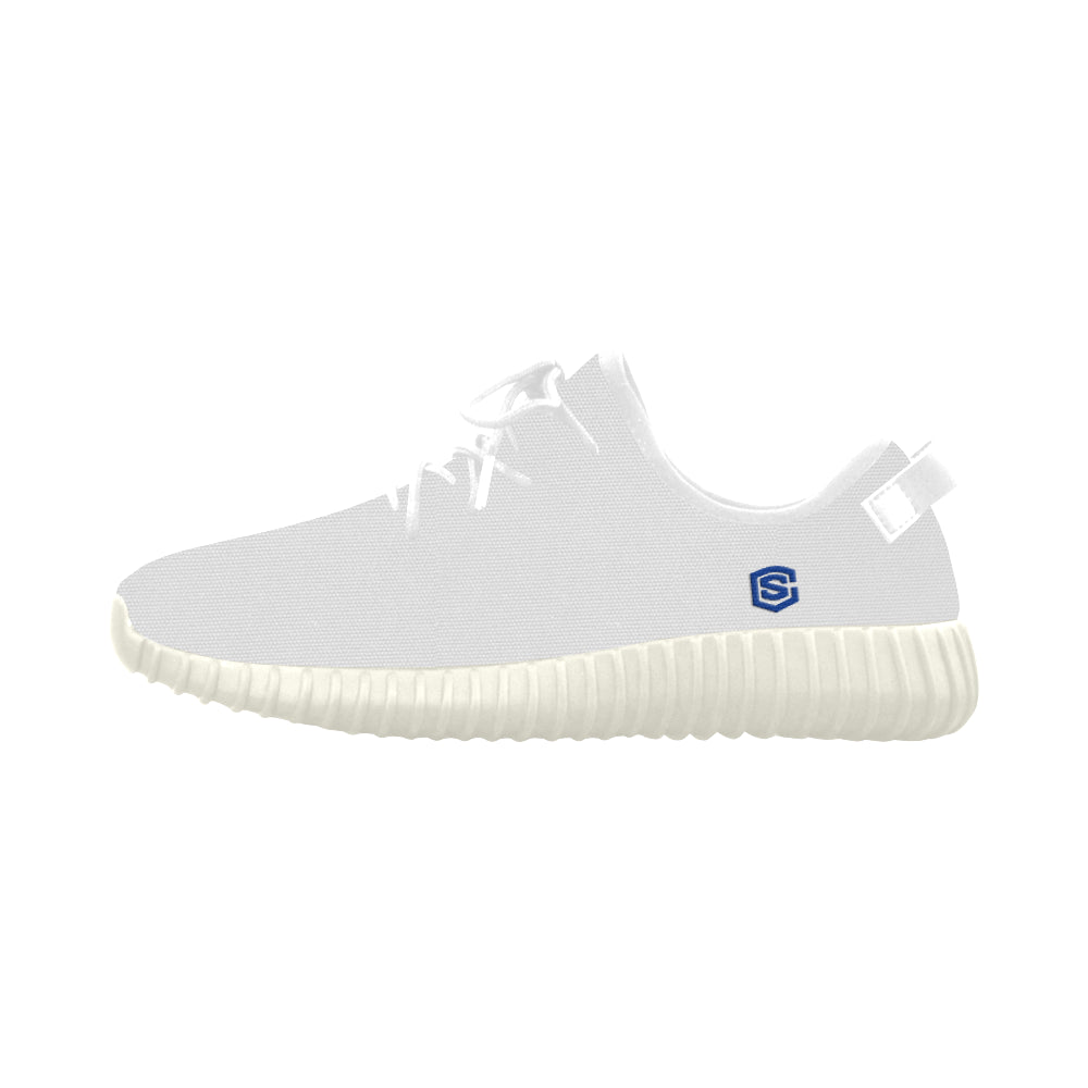 blue logo Grus Women's Breathable Woven Running Shoes (Model 022)