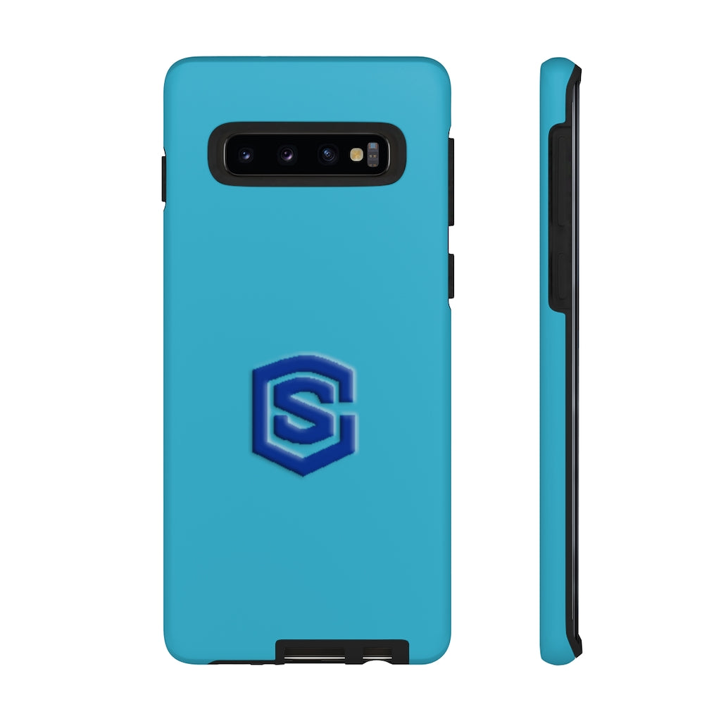 Blue Tough Cases Blue Logo