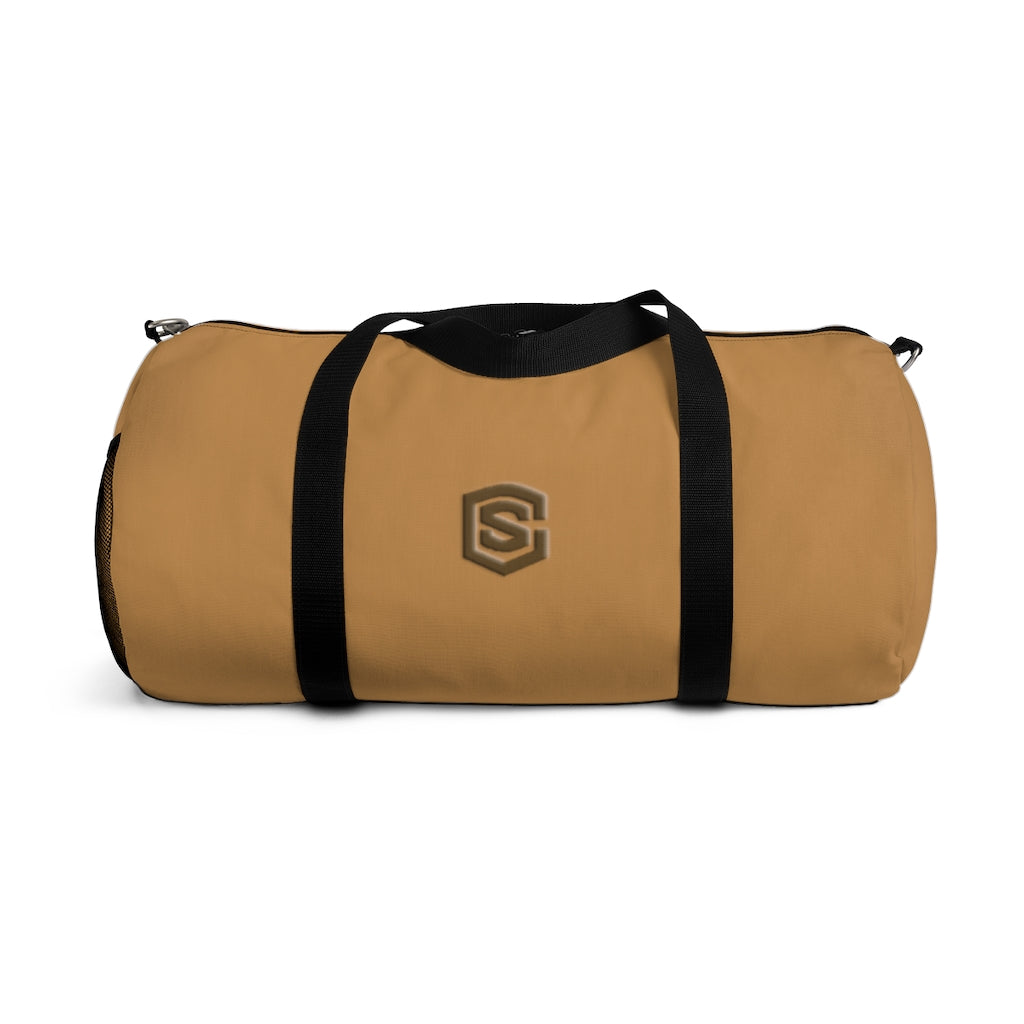 Brown Duffel Bag Brown Logo
