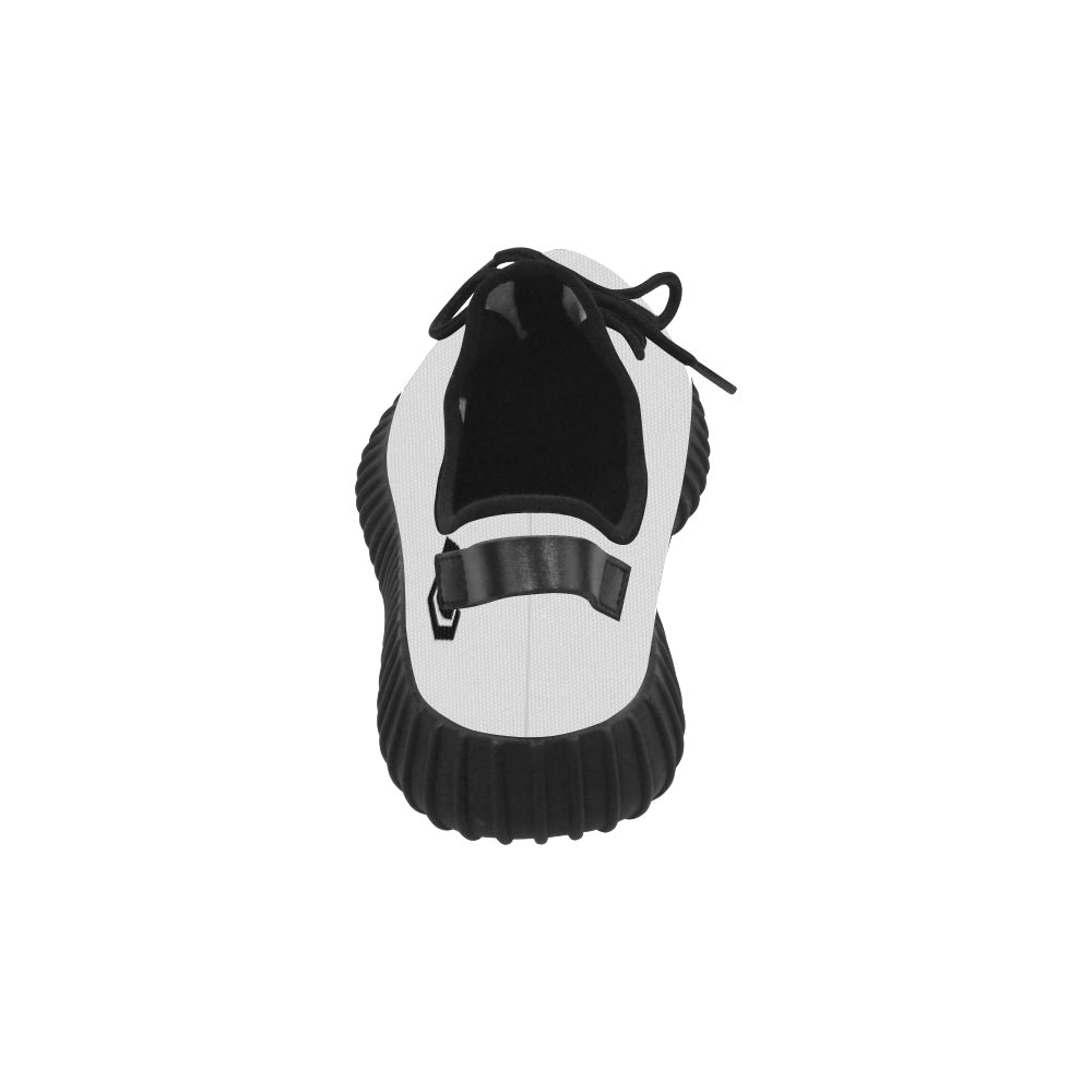 black logo Grus Men's Breathable Woven Running Shoes (Model 022)