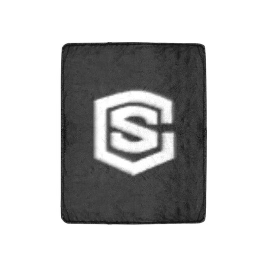 Black Ultra-Soft Micro Fleece Blanket White Logo Ultra-Soft Micro Fleece Blanket 30"x40"