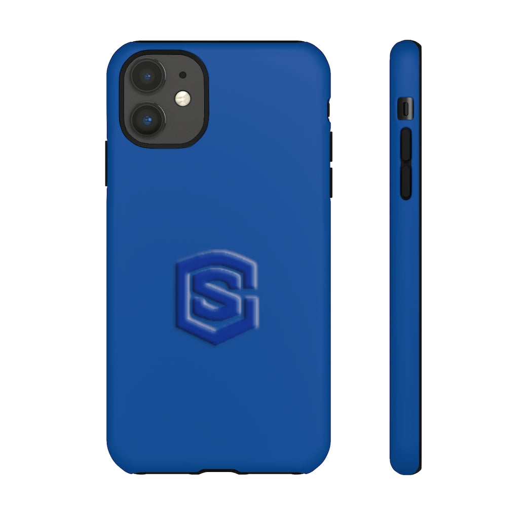 Blue Tough Cases Blue Logo