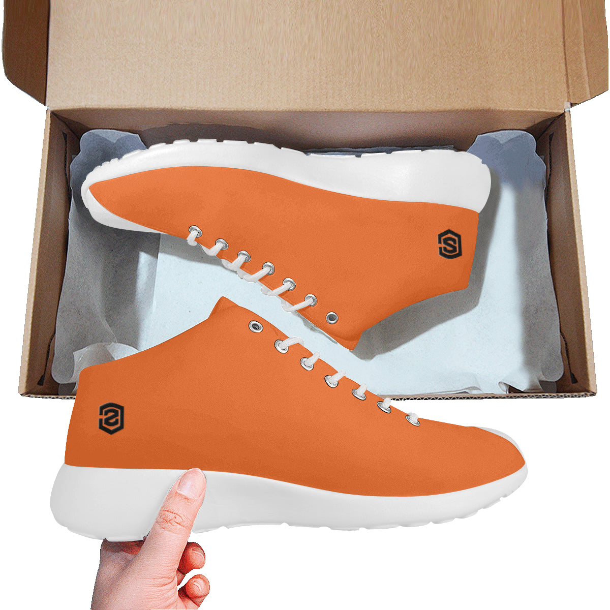 black logo Women's Basketball Training Shoes (Model 47502)