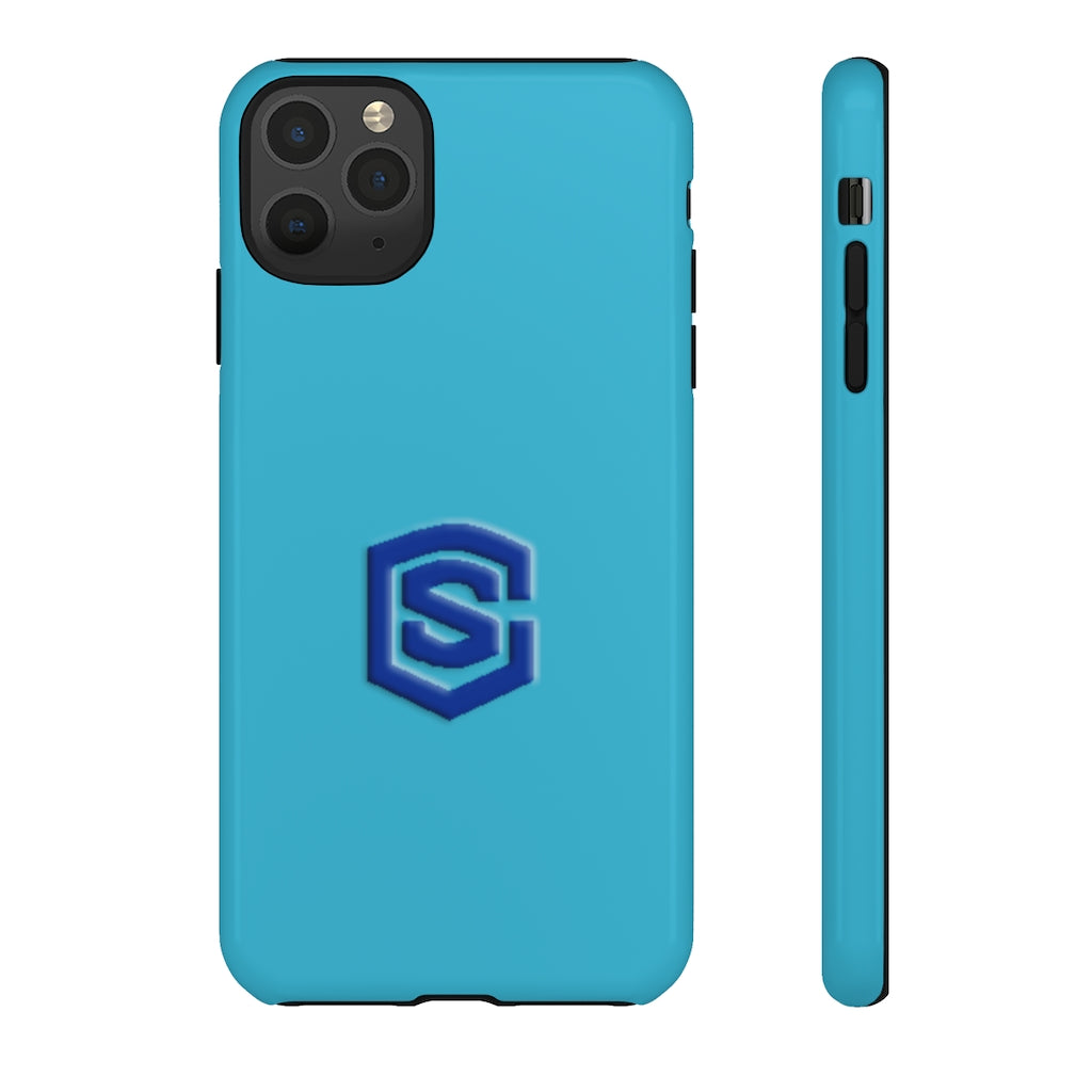 Blue Tough Cases Blue Logo