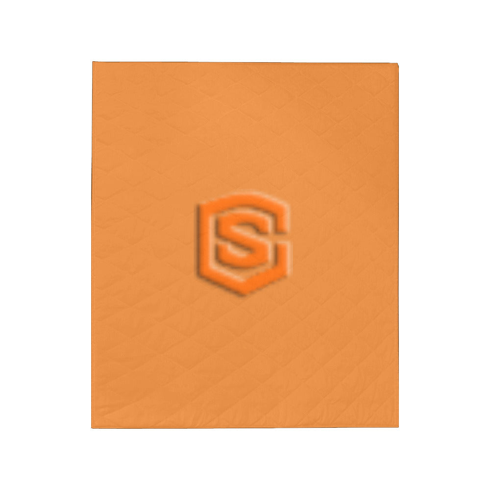 Orange Custom Quilt Orange Logo Custom Quilt 50" x 60"