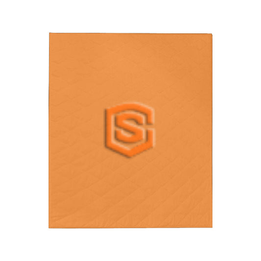 Orange Custom Quilt Orange Logo Custom Quilt 50" x 60"