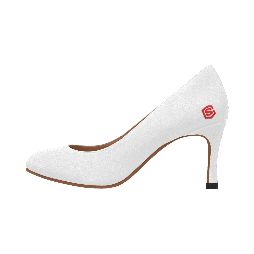 red logo Women's High Heels (Model 048)