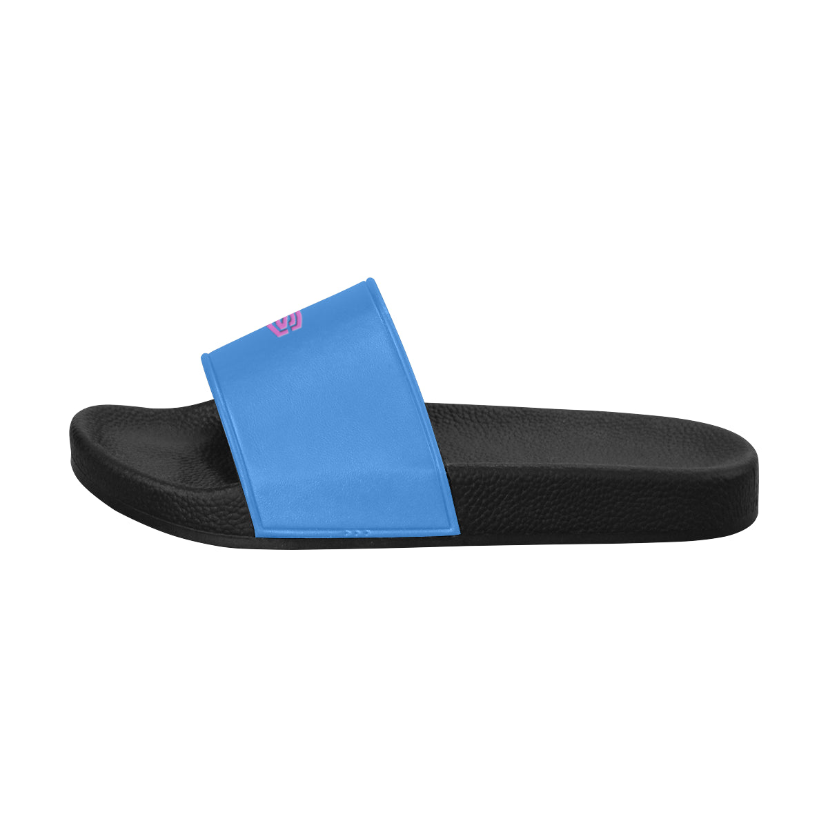 pink logo Women's Slide Sandals (Model 057)