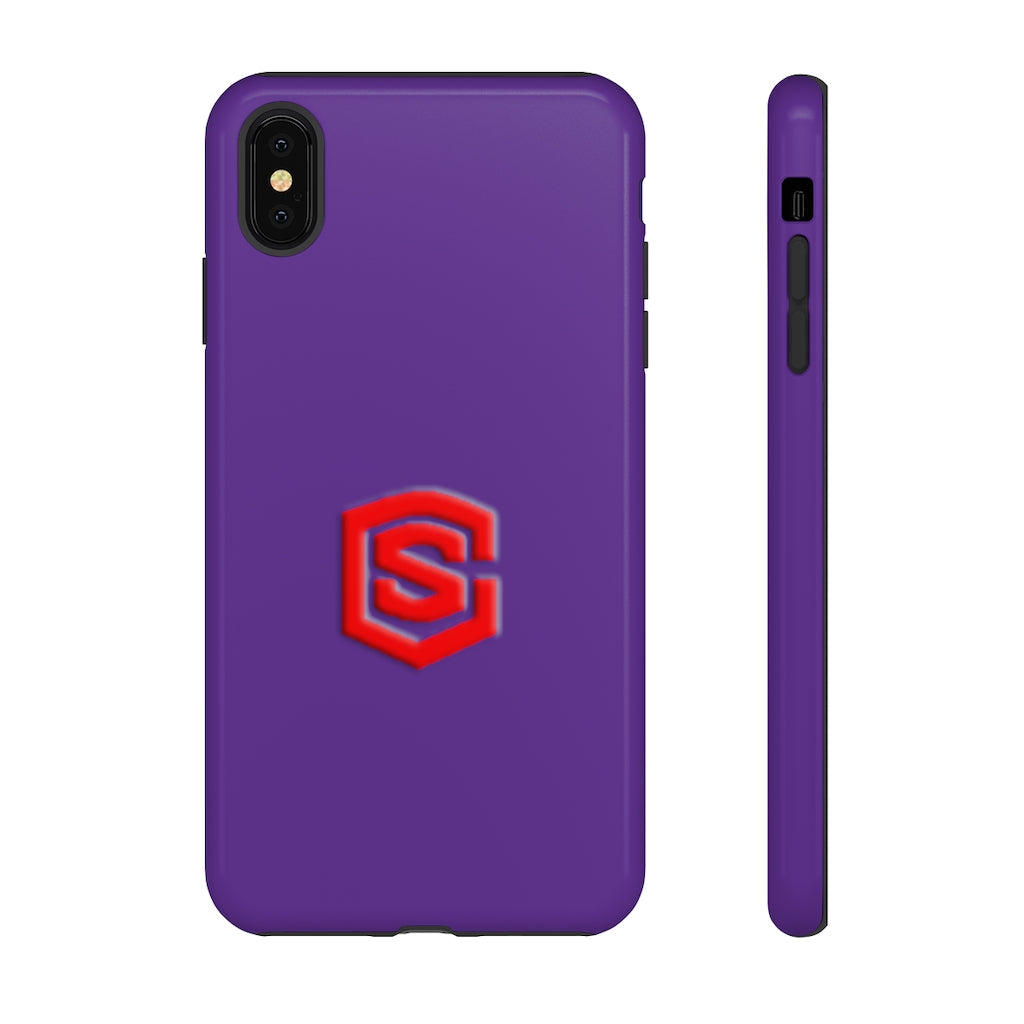 Purple Tough Cases Red Logo