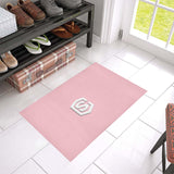 Pink Doormat 24" x 16" (Sponge Material) with White Logo Doormat 24" x 16" (Sponge Material)