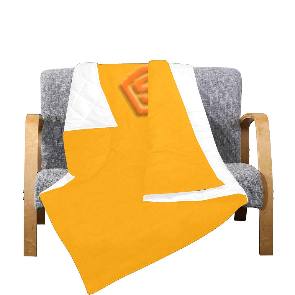 ORANGE CUSTOM QUILT ORANGE LOGO Custom Quilt  70" x 80"