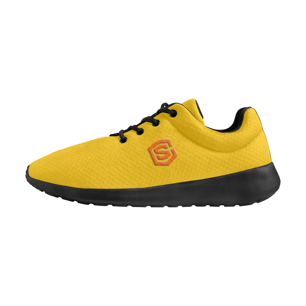 orange logo Men's Athletic Shoes (Model 0200)