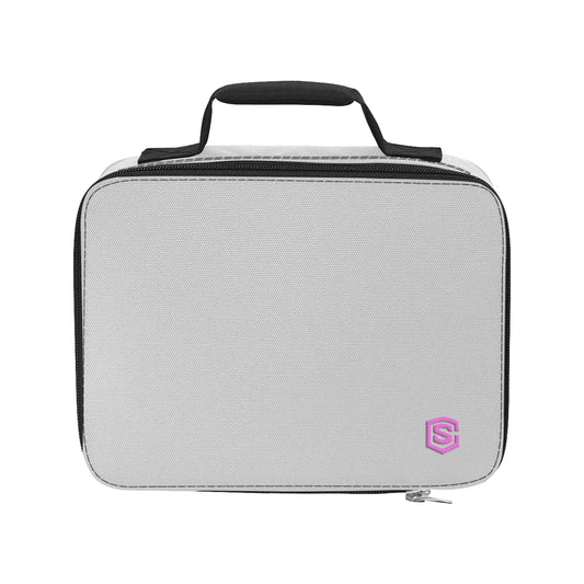 SILVER PROTABLE STORAGE BAG pink logo Portable Storage Bag (Model 1690)