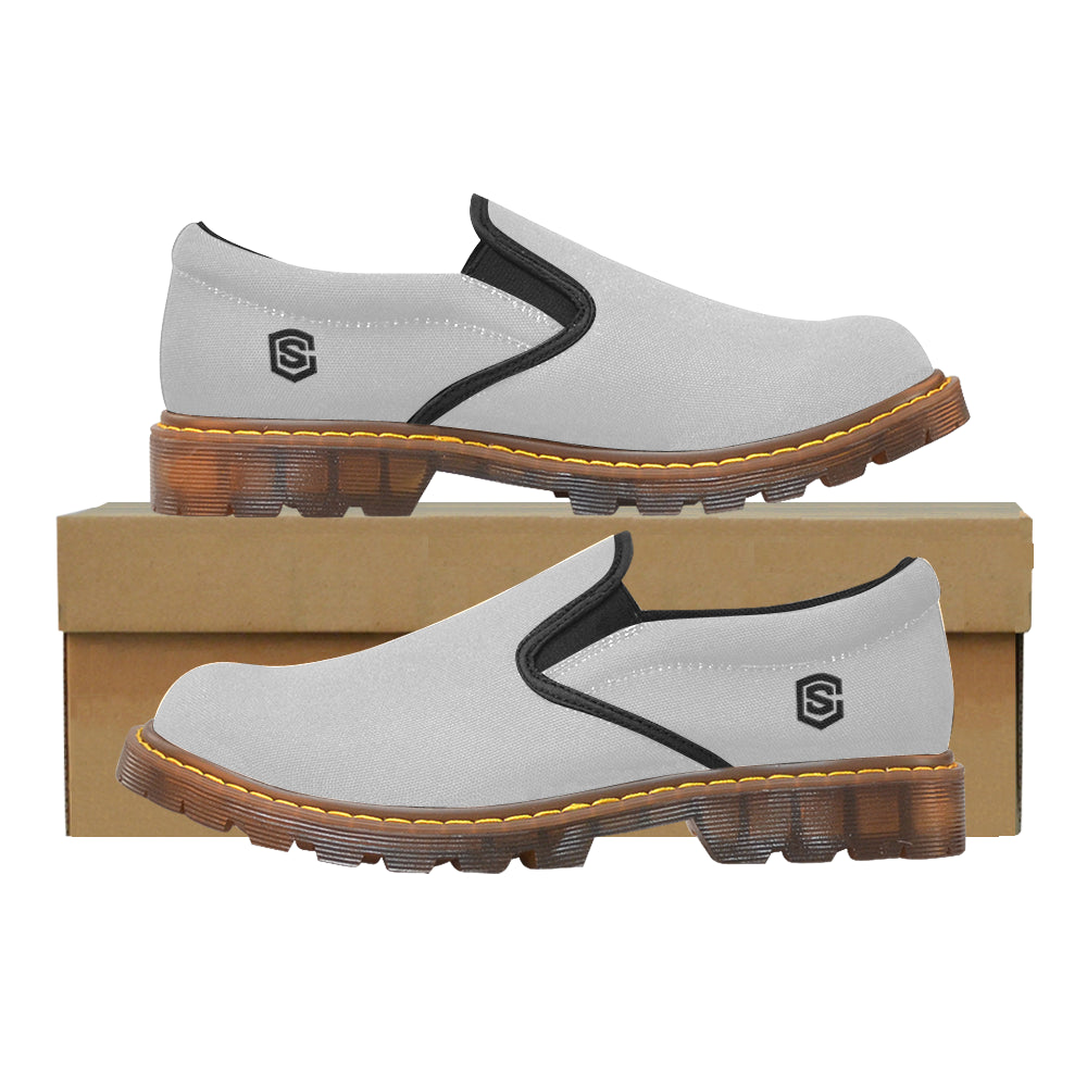 black logo Martin Men's Slip-On Loafer (Model 12031)