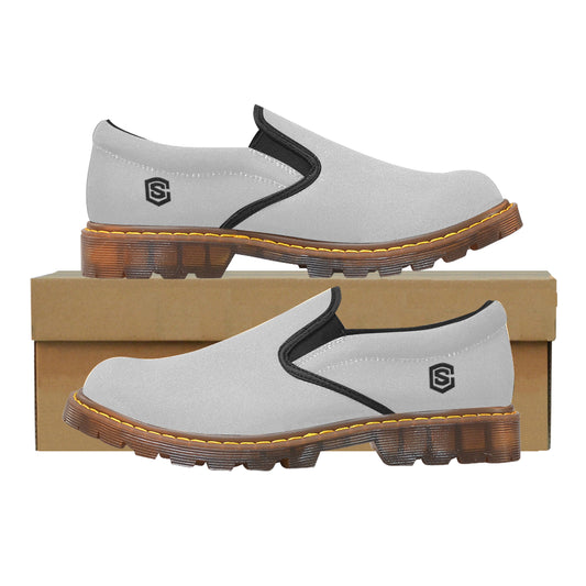 black logo Martin Men's Slip-On Loafer (Model 12031)