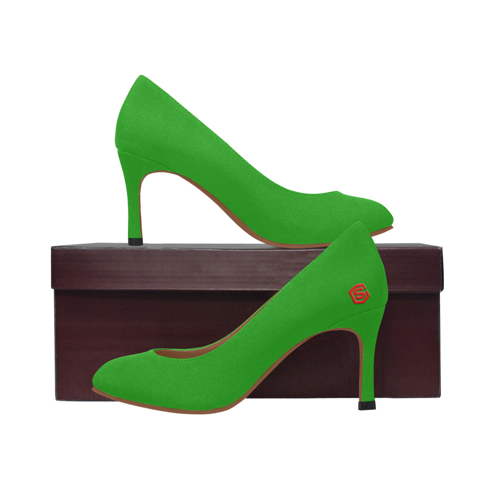 red logo Women's High Heels (Model 048)