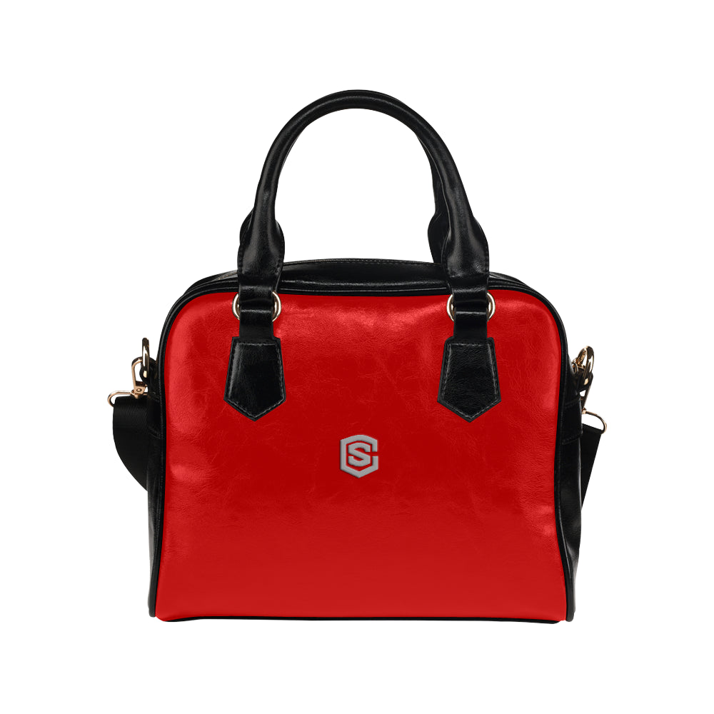 RED Shoulder Handbag silver logo Shoulder Handbag (Model 1634)