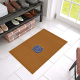 Brown Doormat 24" x 16" (Sponge Material) with Blue Logo Doormat 24" x 16" (Sponge Material)