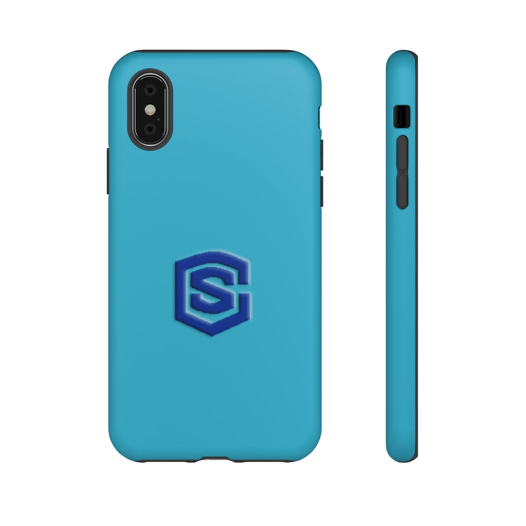 Blue Tough Cases Blue Logo