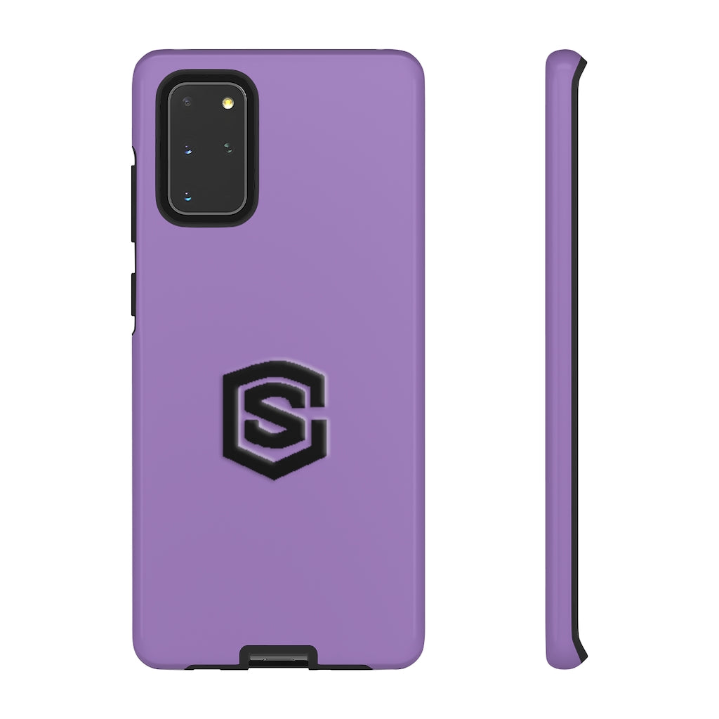 Purple Tough Cases Black Logo