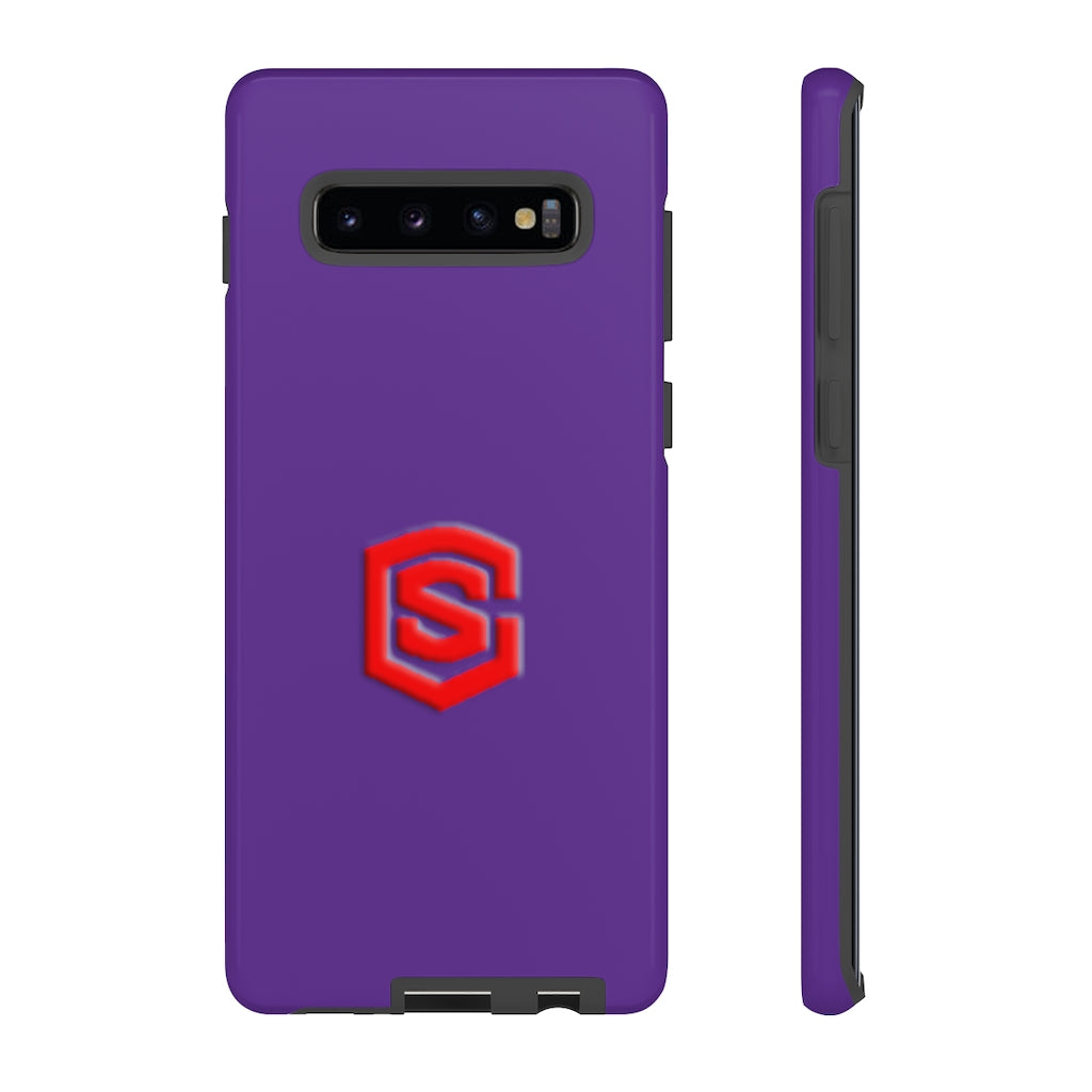 Purple Tough Cases Red Logo
