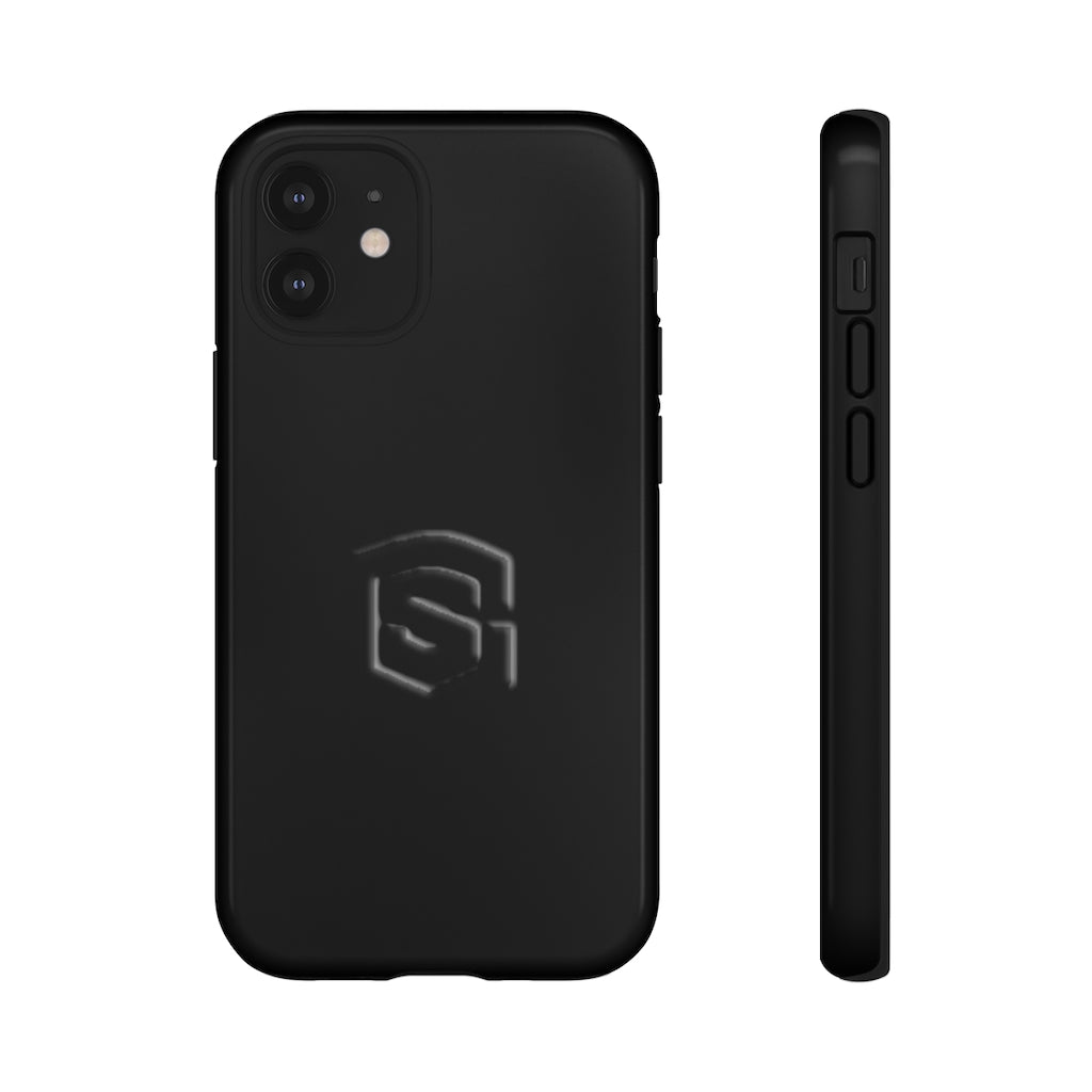Black Tough Cases Black Logo