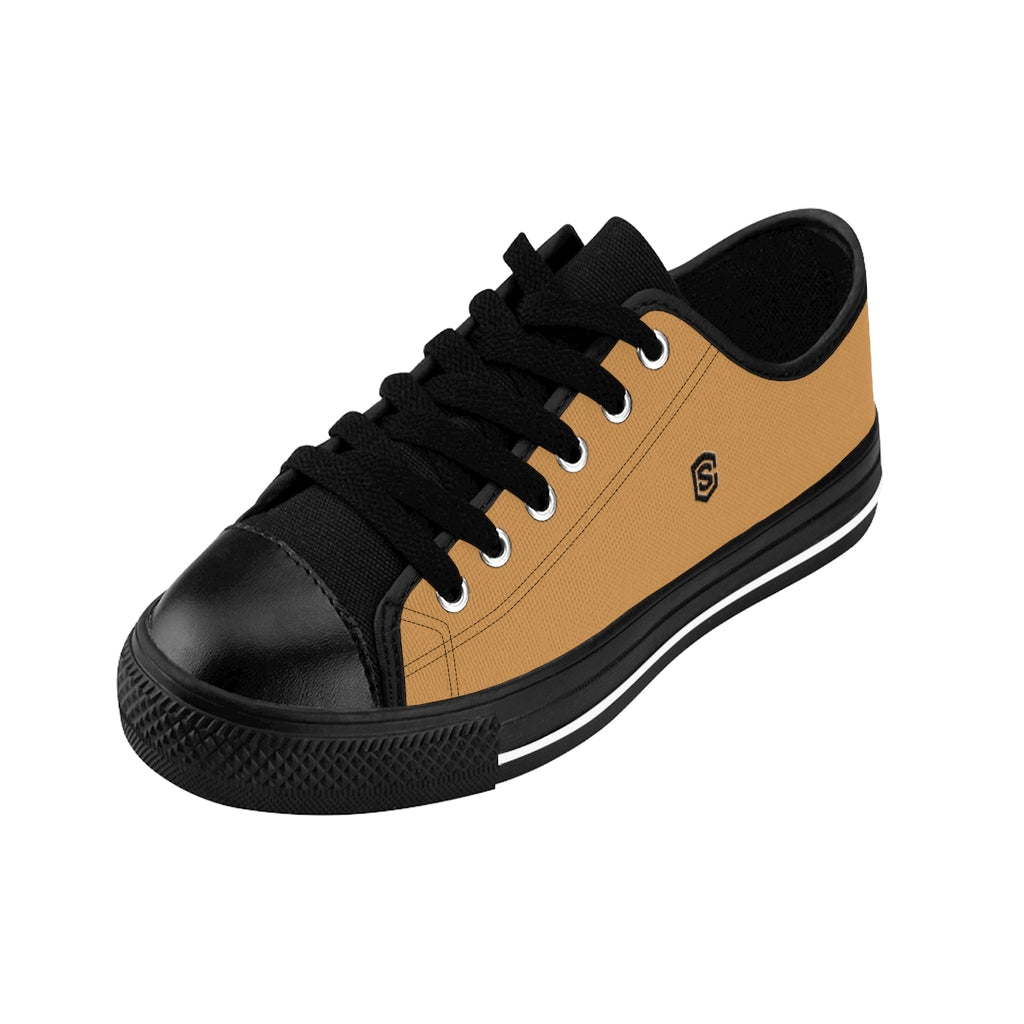 brown Men's Sneakers - black logo