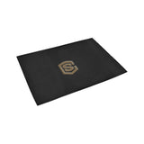 Black Doormat 24" x 16" (Sponge Material) with Brown Logo Doormat 24" x 16" (Sponge Material)