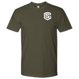 Next Level Mens Shirt WITH WHITE LOGO